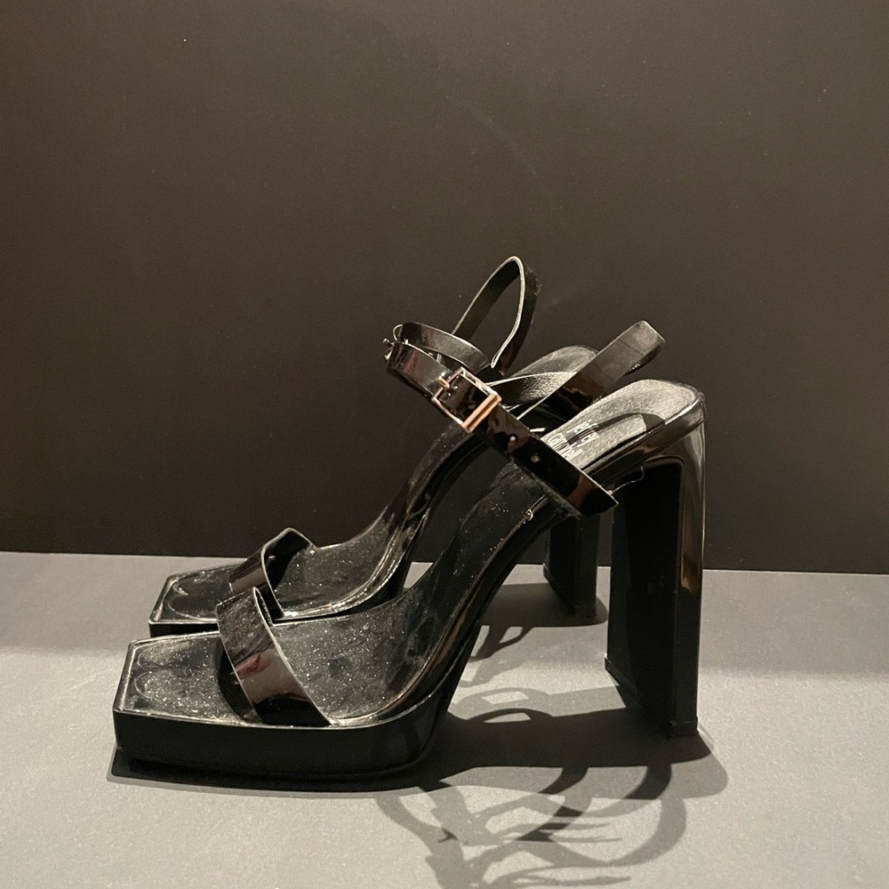 Jeffery Campbell square toe heels